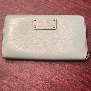 Kate Spade-Wellesley Neda Zip Around Wallet-beautiful, mint green